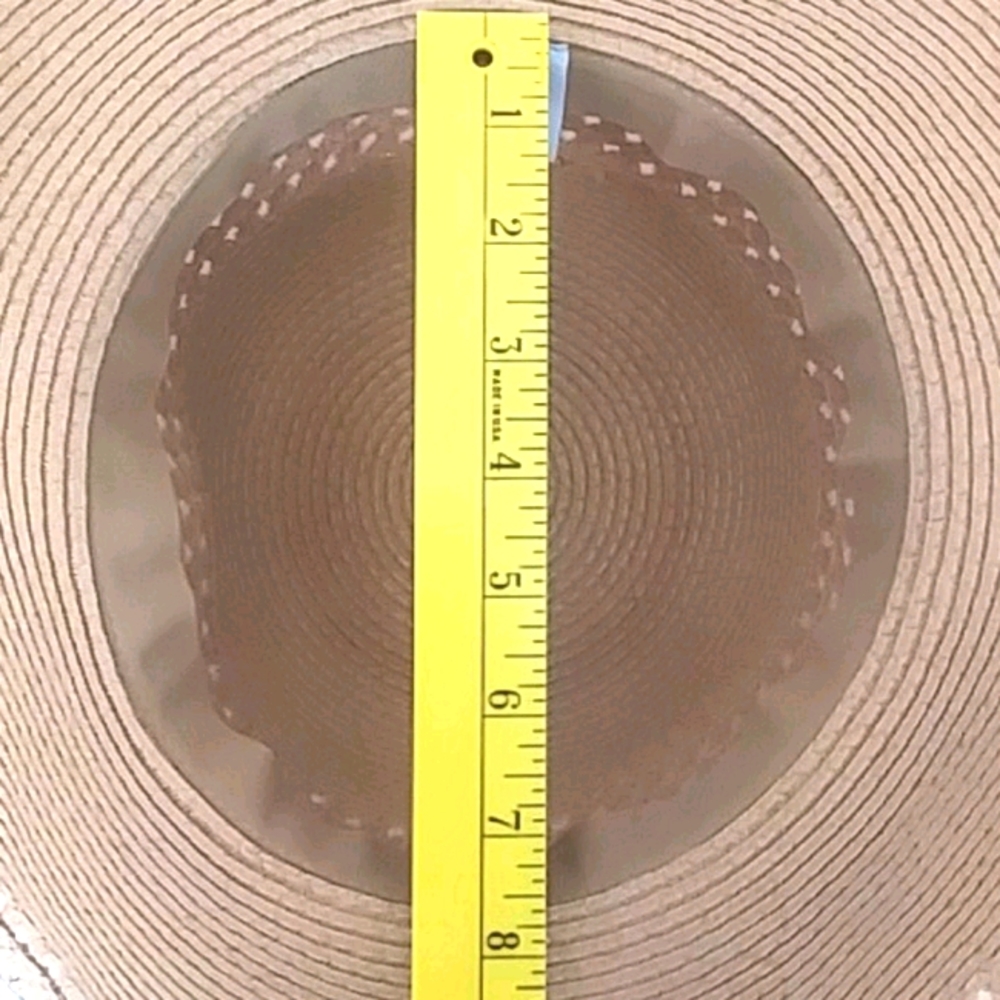 Floppy Round Straw Sun Hat - Picture 8 of 8